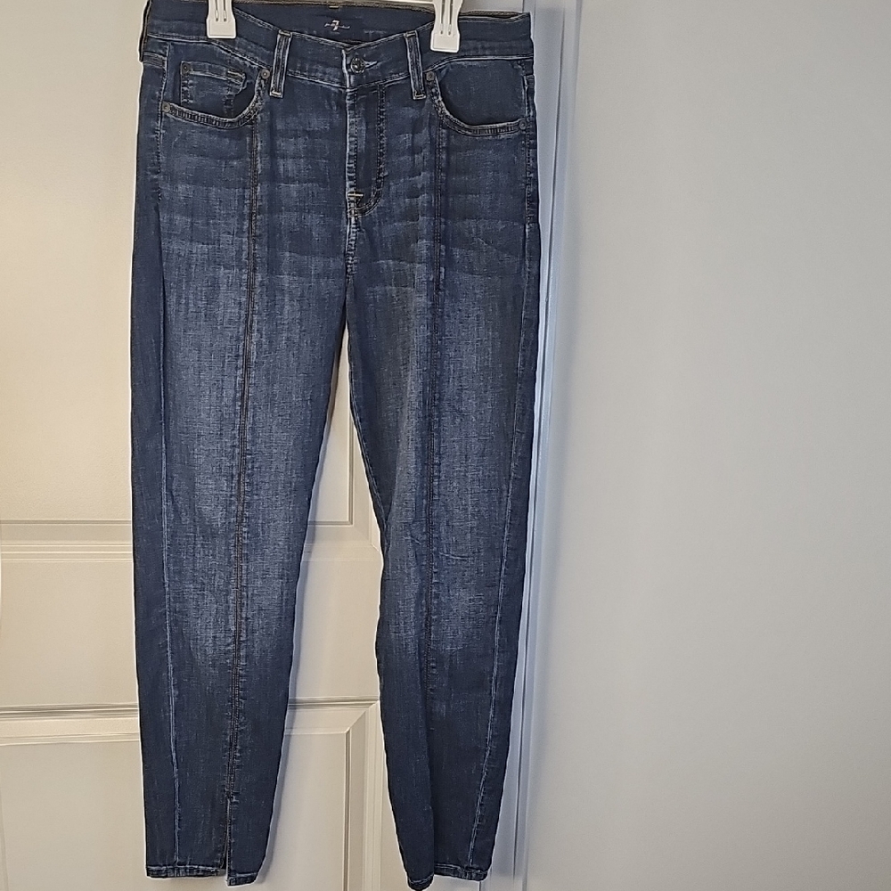 7 For All‎ Mankind Dark Blue Skinny Jeans